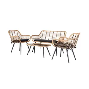 Sofa Set Outdoor Garden Amaury Furniture - Franco