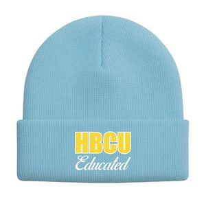 Chapeau béret bleu ciel pour bébé, éducation HBCU, casquette en acrylique, broderie en chenille, sororité grecque Divine Nine, couvre-chef personnalisé tendance - Product Image 2