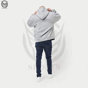 Luxury 100% Heavy Cotton 500gsm French Terry Hoodie Fabricación personalizada Sudadera de gran tamaño para hombre Tejido de punto Tallas grandes - Product Image 6