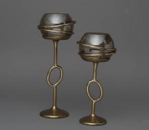 Portavelas Metálico Premium con Color y Logotipo Personalizados para Uso en Ramadán, Sala de Estar, Dormitorio, Mesa de Comedor - Pedidos al por Mayor, Decoración del Hogar - Product Image 2