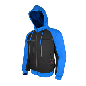 Sweats à capuche en molleton de coton pour hommes, prix de gros personnalisés, pour motards, sécurité, conduite à moto, vêtements décontractés, Lazib Sports - Product Image 1