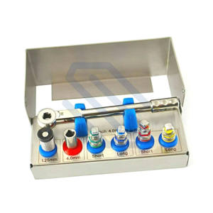 Mini Kit de controladores múltiples para implante Dental, Kit Universal de controladores hexagonales de trinquete, de acero inoxidable, CE - Product Image 1