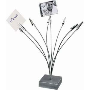 Soporte de tarjeta de Metal de Color gris de tendencia Soporte de decoración de mesa elegante para bodas y eventos Perfecto para proveedores de tarjeteros - Product Image 5