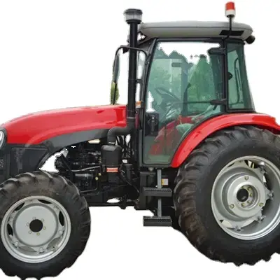 Bon marché 130hp 4 4 tracteurs agricoles à vendre Allemagne Max Diesel Power Engine Wheel Color Gear PTO Origine Type Certificat Direction