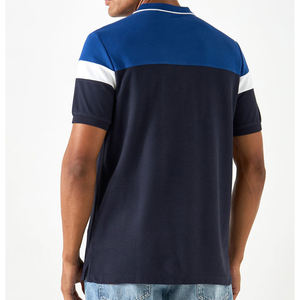 Novedad de verano, camiseta Polo informal para hombre, camiseta PoloShirt de panel de manga corta deportiva a la moda, camiseta polo personalizada a juego para hombre - Product Image 4