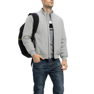 Offre Spéciale vestes de travail d'hiver pour hommes Logo personnalisé conception universitaire Satin tissu support lumière patchs brodés veste pour hommes - Product Image 3