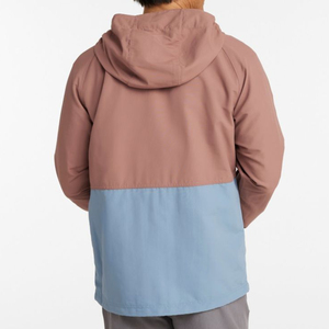 Veste coupe-vent décontractée pour homme de haute qualité 100% - Coupe ajustée - Couleur unie - Col montant - Épaisseur fine contrastée - Product Image 6