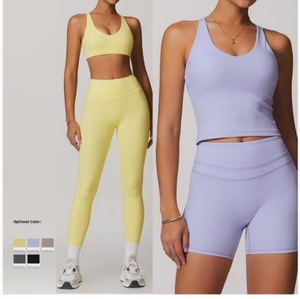 Vêtements de sport respirants pour femmes, Leggings en tissu sans couture sur le devant, Leggings de yoga à taille élastique sans couture, grande taille, MS-YL-055 - Product Image 1