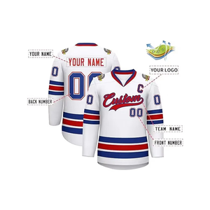 เสื้อกีฬาฮ็อกกี้น้ำแข็งพิมพ์ลายซับลิเมชันมาใหม่ออกแบบสไตล์ของคุณเองเสื้อกีฬาฮอกกี้น้ำแข็งแฟชั่นขนาดใหญ่ - Product Image 6