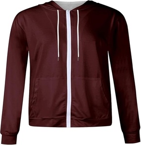 Femmes décontracté mode couleur unie à manches longues pull à capuche fermeture éclair sweats en vrac épais léger à capuche hiver avant - Product Image 1