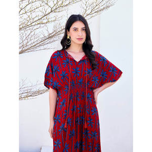 Robe Maxi Meira - Robe longue en viscose à fleurs vintage pour le printemps et l'hiver, tenue semi-formelle pour la journée et les fêtes, taille XL - Product Image 5