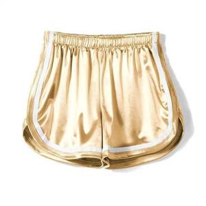 Pantalones cortos suaves de tela para mujer, Material de algodón y poliéster, cintura elástica sublimada personalizada, verano, talla única - Product Image 3