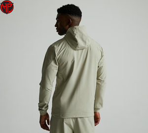 Chaqueta Cortavientos Unisex de Nailon, Personalizable, Ligera, Transpirable, Tallas Grandes, Cierre de Cremallera, Impermeable, Puños Elásticos, Color - Product Image 6