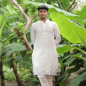 Snowline Style jacquard diseñador kurta - Product Image 1