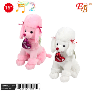 16 \ "Estilo mixto Heart & Sound Dog 12PCS/CS para suministros para el Día de San Valentín - Product Image 1