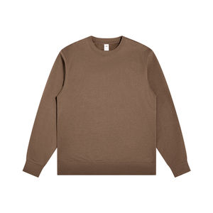 Sweatshirts à manches longues couleur personnalisée de haute qualité pour hommes pulls ras du cou en vrac - Product Image 5