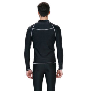 Vente de gros Chemise de compression à manches longues personnalisée pour hommes Chemise d'entraînement de fitness à séchage rapide pour hommes Running - Product Image 6