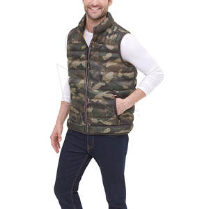 Veste matelassée légère sans manches pour homme, couleur unie, imperméable, respirante, style streetwear, meilleur prix - Product Image 1