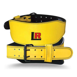 Cinturones de Levantamiento de Pesas de Cuero Vacuno Profesional Unisex 2024, Ligeros, Antideslizantes, de Calidad Personalizada, Última Moda en Seguridad para el Gimnasio - Product Image 2