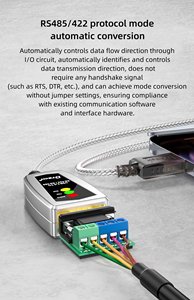 Cáp Chuyển Đổi <span class=keywords><strong>USB</strong></span> Tốc Độ Cao Dtech <span class=keywords><strong>USB</strong></span> Sang <span class=keywords><strong>RS422</strong></span> RS485 0.5 Mét Chuyển Đổi Cáp - Product Image 3