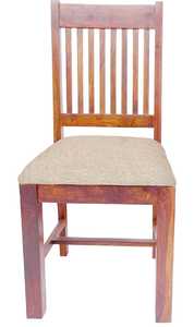 Conjunto de comedor de cocina de madera maciza con cuatro sillas acolchadas y una mesa resistente. - Product Image 5