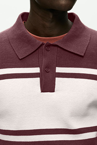 Pull à manches longues surdimensionné classique et intelligent pour hommes avec rayures blanches 100% coton doux avec logo personnalisé - Product Image 4