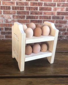 <b>RACK</b> HIGH QUALITY WOODEN EGG HOLDER FOR FARM KITCHEN and Market Use Kitchenware Eggs Tray for Keed Egg Safe - Product Image 6