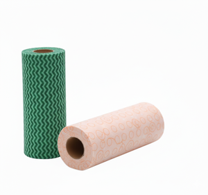 Rouleau de serviettes jetables non tissées écologiques, antimicrobiennes, absorbantes, séchage rapide, hypoallergéniques, chiffons de nettoyage pour la cuisine - Product Image 4