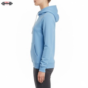 Sudadera de Invierno de Alta Calidad, de Felpa de Algodón, Talla Grande, Cuello en V, para Mujer, con Bordado Personalizado en la Parte Delantera, Estilo Urbano - Product Image 4