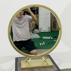 Bronze Desktop Beauty <b>Mirror</b> with <b>Foldable</b> Design-GNG002 - Product Image 2