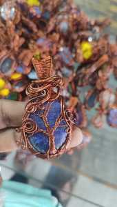 Colgantes de piedras preciosas de ágata hechos a medida con alambre de cobre ideales para su uso por diseñadores de joyas y tiendas de cuentas para reventa - Product Image 4