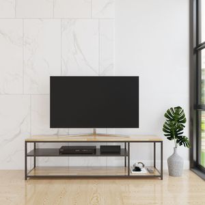 SFKTV005-3 Tng K Tivi n Gin Vi Khung St Kch Thc 160x35x45cm - Product Image 3