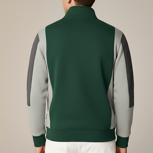 Sweat-shirts à capuche à épaules tombantes et blocs de couleur OEM pour l'hiver, logo brodé personnalisé, streetwear, 100% coton, polaire surdimensionné - Product Image 2