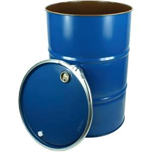 Tambor de Acero Pintado de 120L / 150L / 160L con Tapa Hermética o Abierta para Uso Industrial - Product Image 4