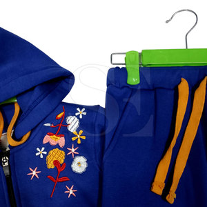 New Top Trendy Product Tracksuit for Men Custom <b>Applique</b> Embroidery Logo Pullover Hoodies and Joggers Sets Tracksuits for Men - Product Image 3