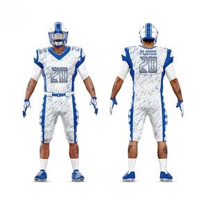 Alta calidad personalizable transpirable impreso uniformes de fútbol americano al por mayor camisas y tops con técnica de sublimación - Product Image 1