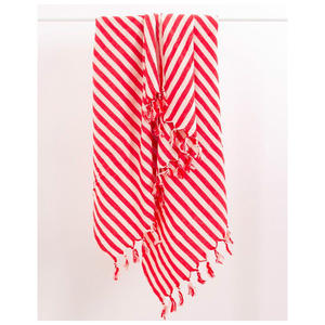 Haute Qualité 90x180cm 400gr Bourgogne Peshmama Hammam Serviette De Bain Mousseline Coton Style Turc Absorbant pour L'été De Turquie - Product Image 6