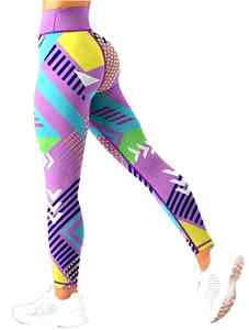 Custom Wholesale Slim Fit High Waist <b>Butt</b> <b>Lifting</b> Breathable Spandex Polyester Sublimation <b>Leggings</b> Fitness Stretch For Women - Product Image 4