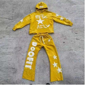 ชุดวอร์มแบบมีซิปสำหรับผู้ชายชุดกันหนาวลายพิมพ์พัฟสำหรับใส่ได้ทั้งชายและหญิง - Product Image 2