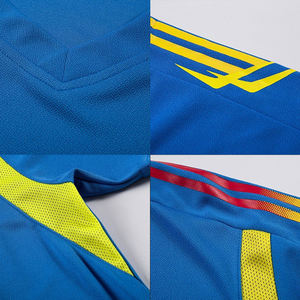 Tenue d'entraînement de football personnalisée, maillot et short en polyester respirant à séchage rapide, uniforme de football d'équipe, impression de logo, OEM ODM, vente en gros - Product Image 3