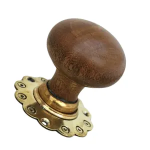New stylish latest arrival wooden door Knob Handmade Brass Knobs Drawer Handle Knob for Furniture Hardware