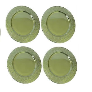 Table à manger simple napperons décoratifs vaisselle ronde assiette de chargeur en métal sous la plaque pour la Offre Spéciale - Product Image 5