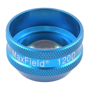 CIENCIA Y FABRICACIÓN QUIRÚRGICA EQUIPO OFTÁLMICO LENTE VOLK OCULAR MAXFIELD 120D (AZUL) EXAMEN OJO... - Product Image 6