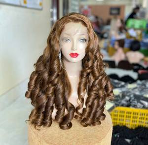 Pelucas de color personalizadas hinchables de cabello humano real cabello vietnamita con precio al por mayor - Product Image 1