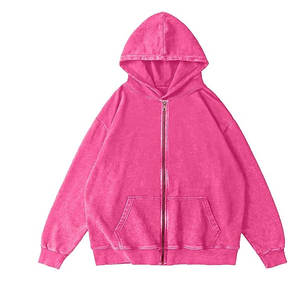 Sweats à capuche élégants pour hommes lavés à l'acide Sweats à capuche de grande taille personnalisables de haute qualité pour hommes pour des basiques confortables Sweat à capuche mélangé en coton - Product Image 5