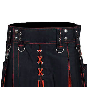 Kilt híbrido de utilidad de algodón de calidad superior para damas Kilt híbrido de nuevo diseño con correas de cuero ajustables - Product Image 3