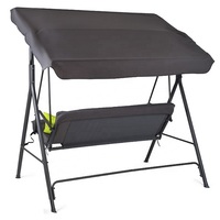 Mobilier de jardin à double siège en rotin balançoires de patio chaise oeuf suspendue avec support loisirs osier patio jardin terrasse