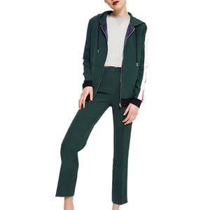 2026 Premium <b>Velour</b> Women's 2-Piece Printed <b>Jogger</b> Set Elastic Hooded Sweatpants Winter Training Eco-Friendly Plus Size Winter - Product Image 1