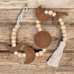 Luxury Handmade Wooden Wall Hanging with <b>Macrame</b> Fine Knotting, Soft Textured Decorative <b>Art</b> for Elegant and Stylish Home - Product Image 3