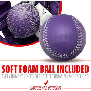 ถุงมือเล่นซอฟต์บอลและเบสบอลหลายขนาด - Product Image 5